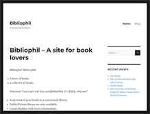 Tablet Screenshot of bibliophil.org